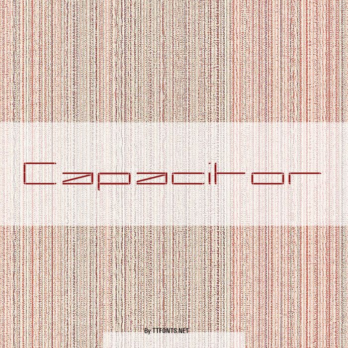 Capacitor example