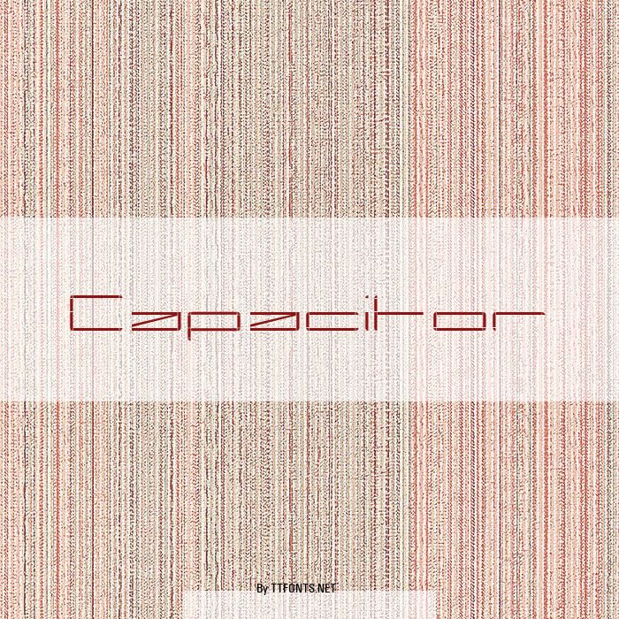 Capacitor example