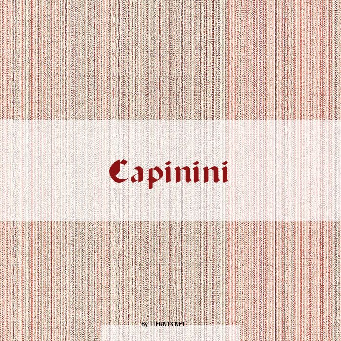 Capinini example