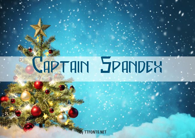 Captain Spandex example