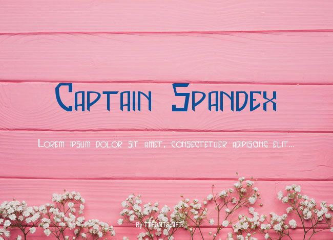 Captain Spandex example