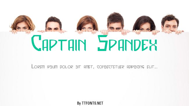 Captain Spandex example