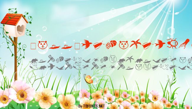 Carr Animal Dingbats example