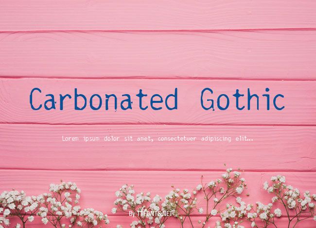 Carbonated Gothic example