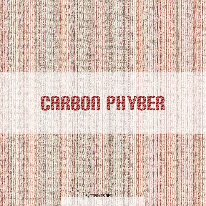 Carbon Phyber example