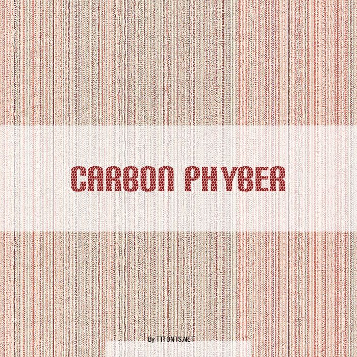 Carbon Phyber example