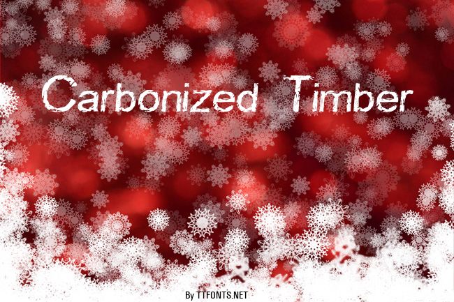 Carbonized Timber example