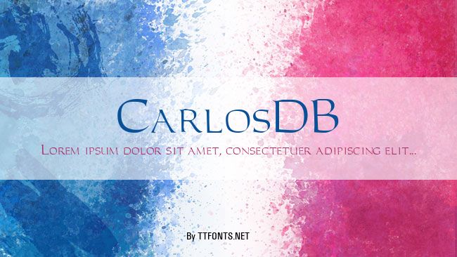 CarlosDB example