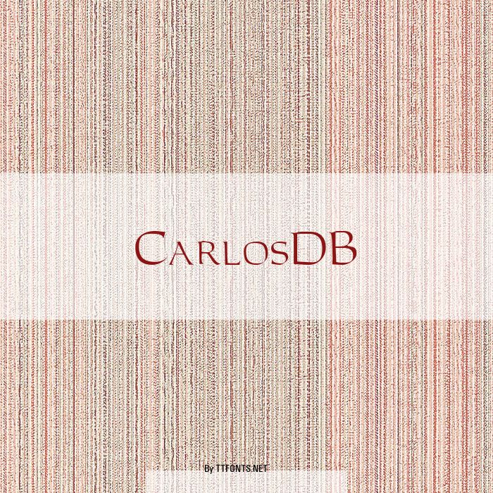 CarlosDB example