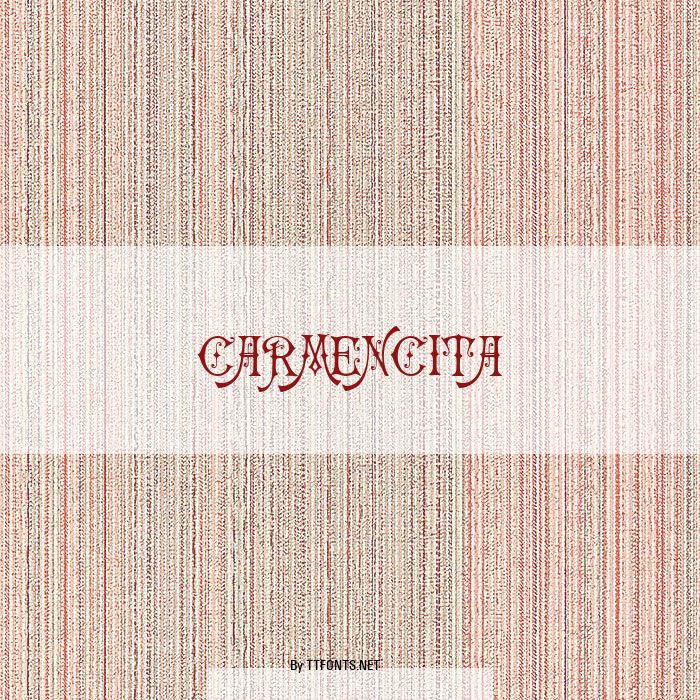 Carmencita example