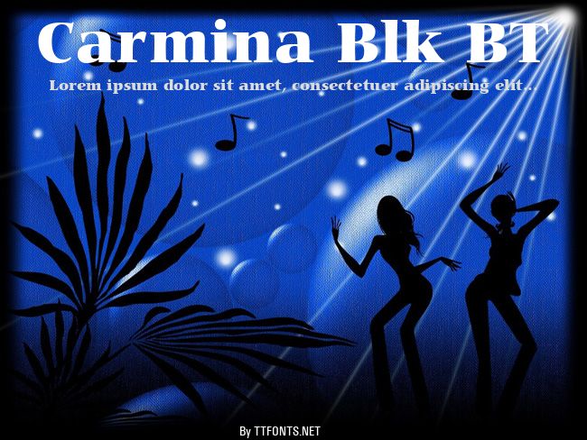 Carmina Blk BT example