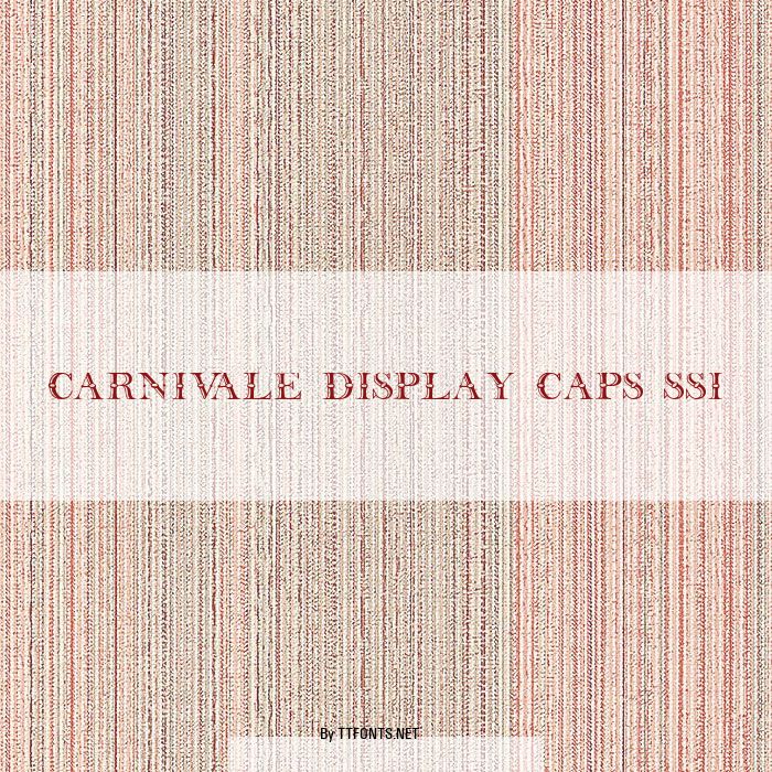 Carnivale Display Caps SSi example