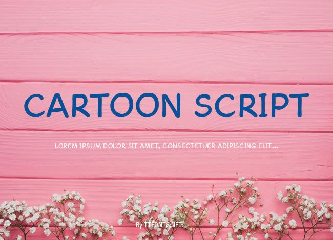 Cartoon Script example