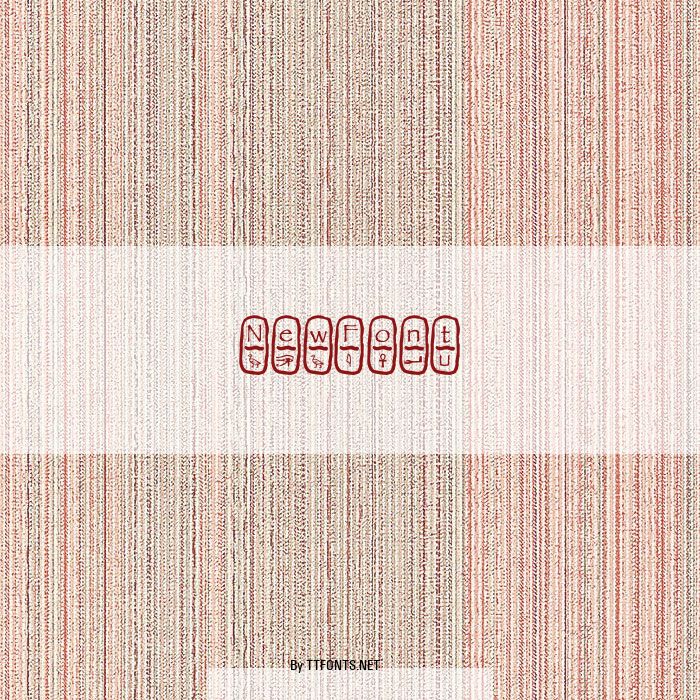 NewFont example