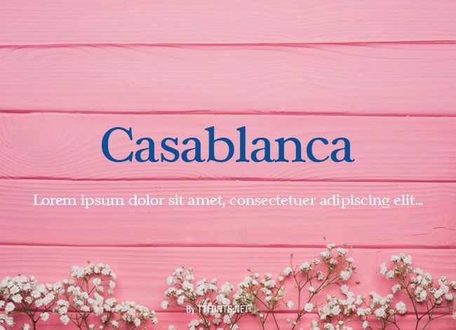 Casablanca example