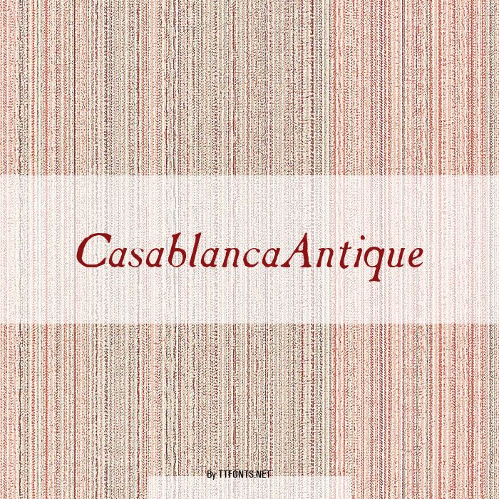 CasablancaAntique example