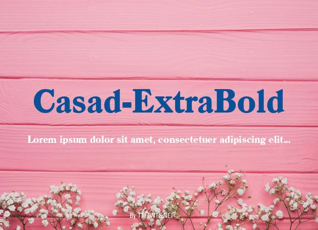 Casad-ExtraBold example