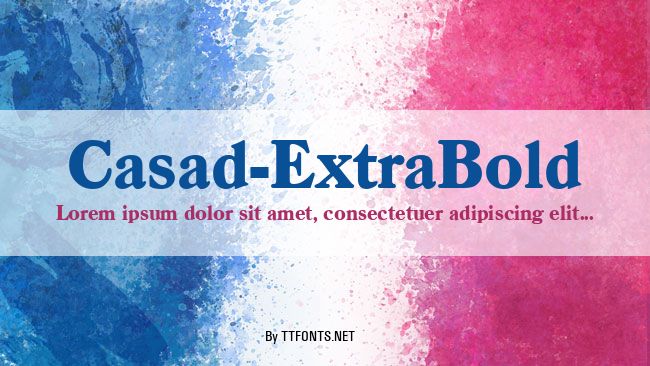 Casad-ExtraBold example