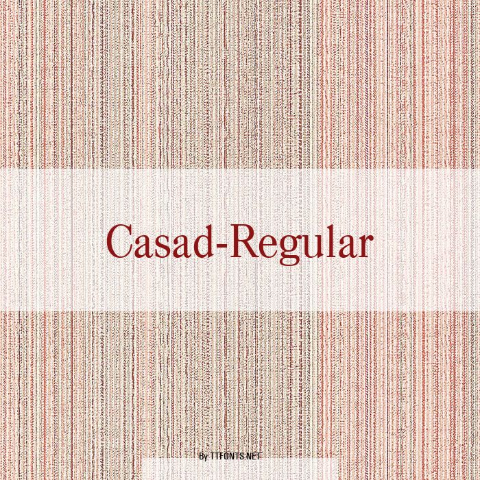 Casad-Regular example