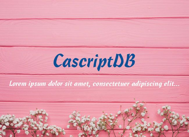 CascriptDB example