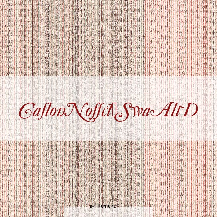 CaslonNo540SwaAltD example