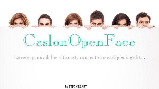 CaslonOpenFace example