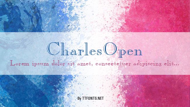 CharlesOpen example