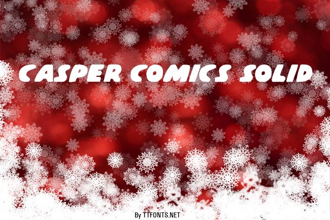Casper Comics Solid example