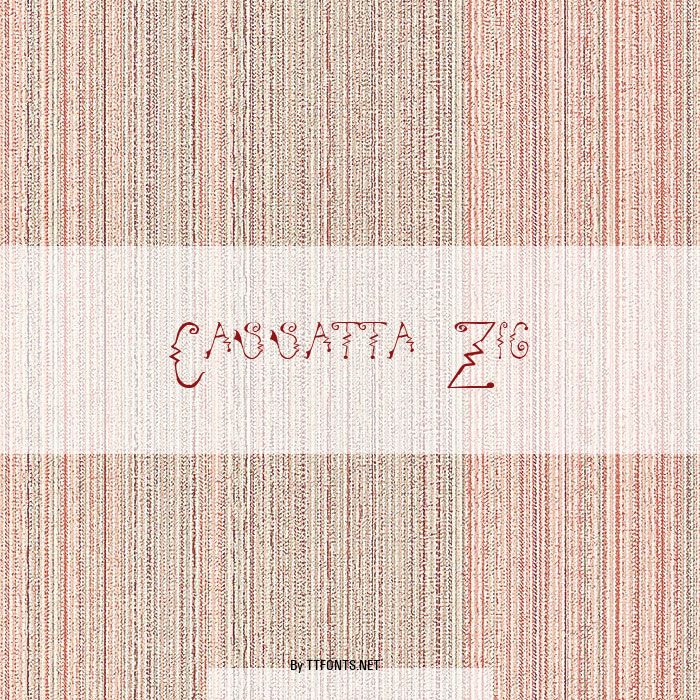 Cassatta Zig example