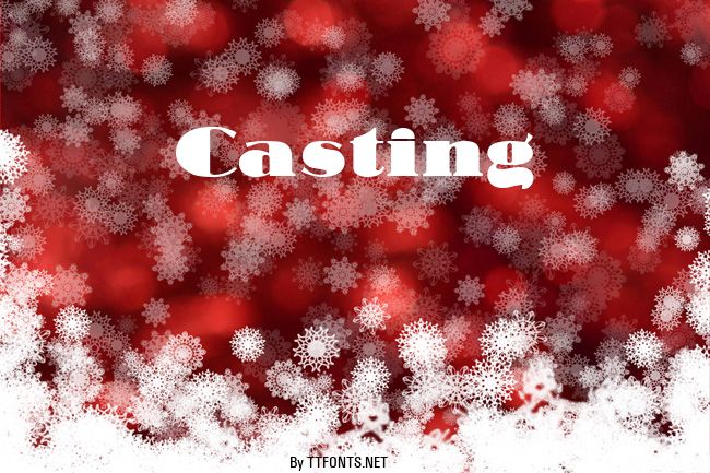 Casting example