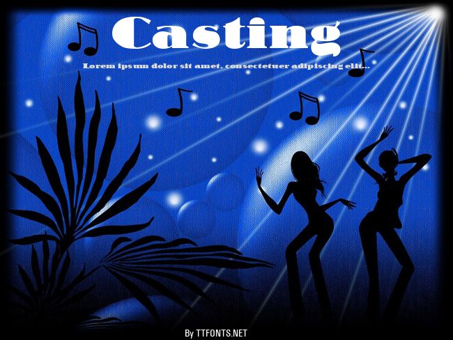 Casting example