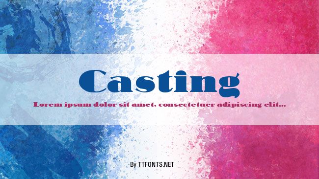Casting example