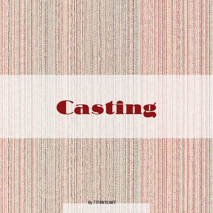 Casting example