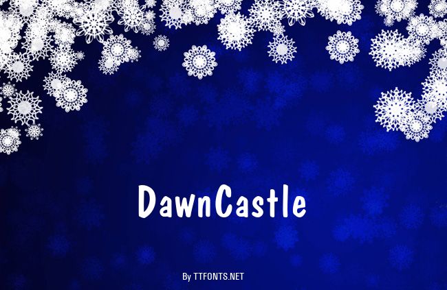 DawnCastle example