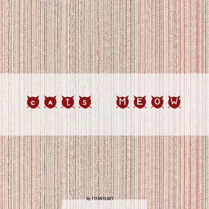 cats MEOW example