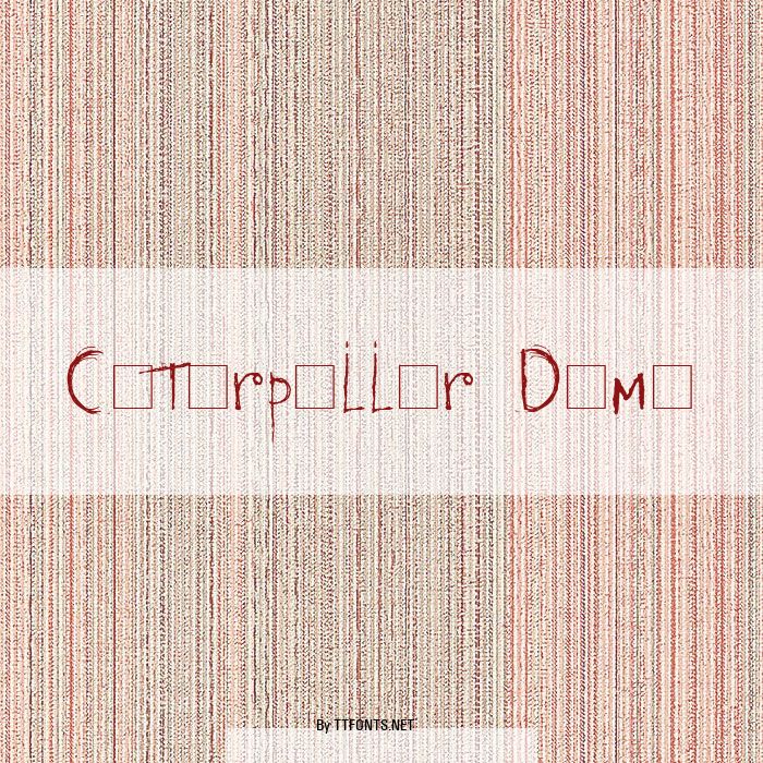 Caterpillar Demo example