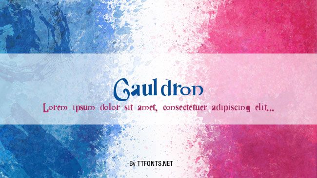 Cauldron example
