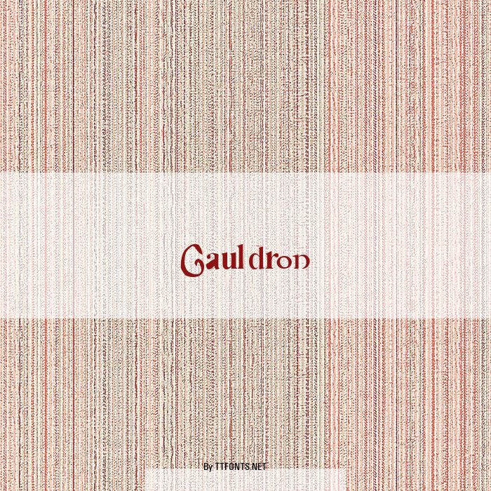 Cauldron example