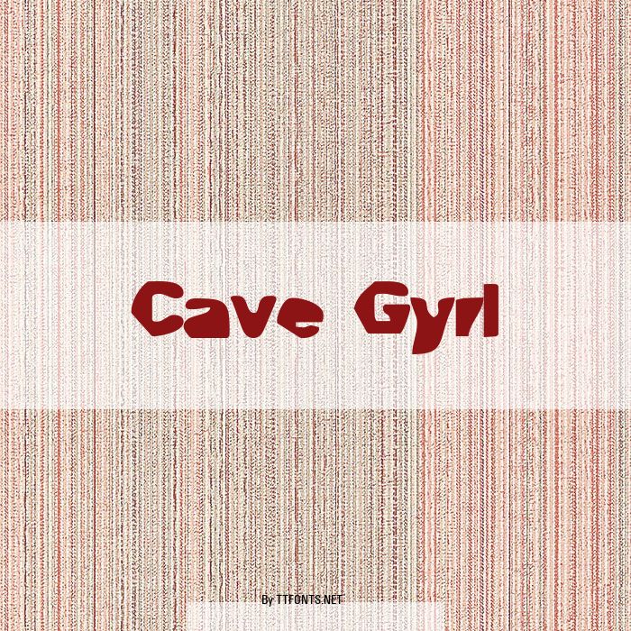 Cave Gyrl example