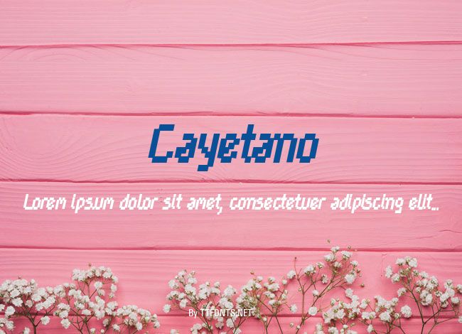 Cayetano example