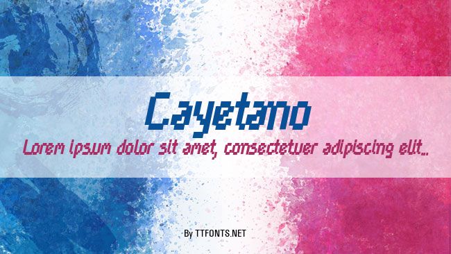 Cayetano example