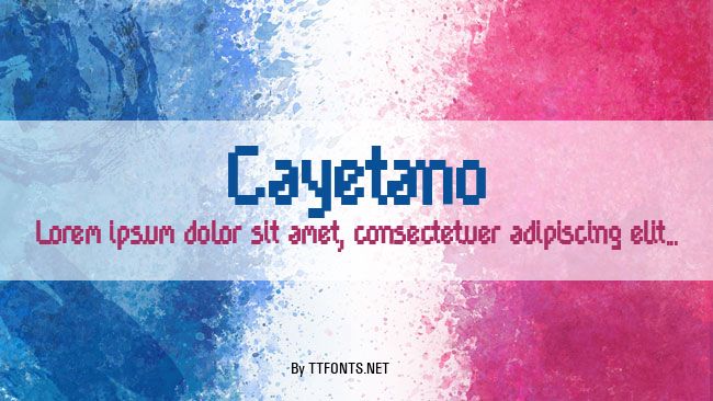 Cayetano example