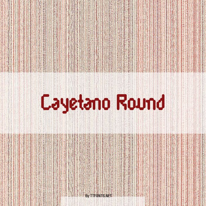 Cayetano Round example