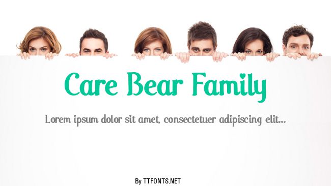 Care Bear Family example