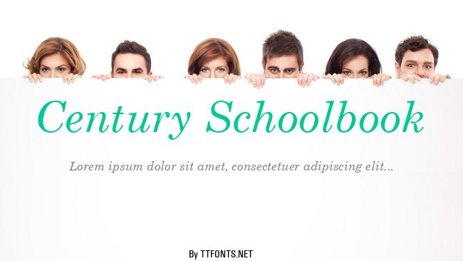 Century Schoolbook example