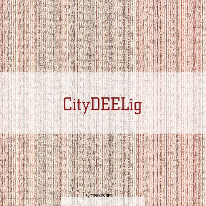 CityDEELig example