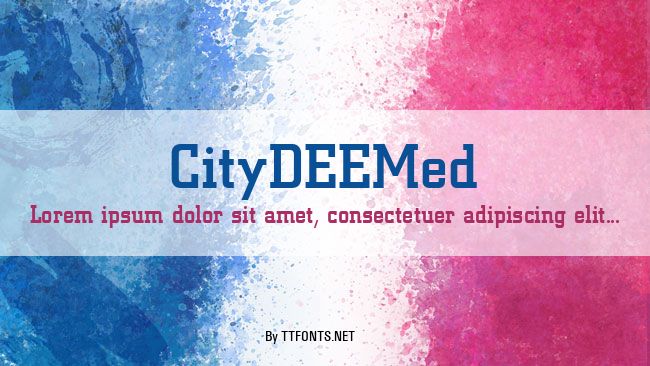 CityDEEMed example