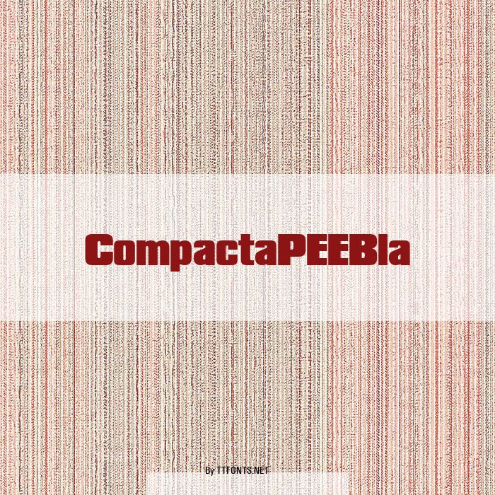CompactaPEEBla example