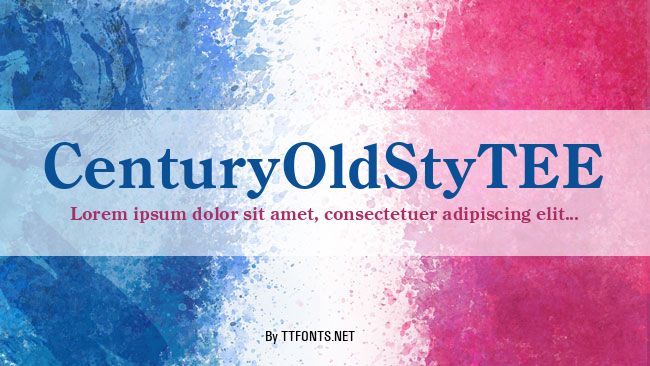 CenturyOldStyTEE example