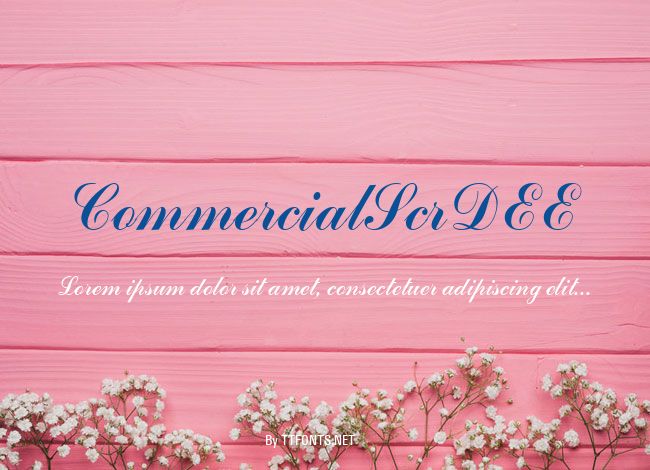 CommercialScrDEE example